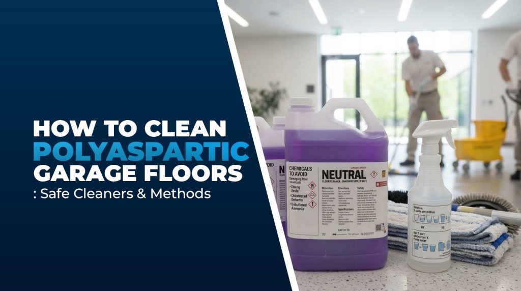 What Cleaner Is Safe for Polyaspartic Garage Floors?